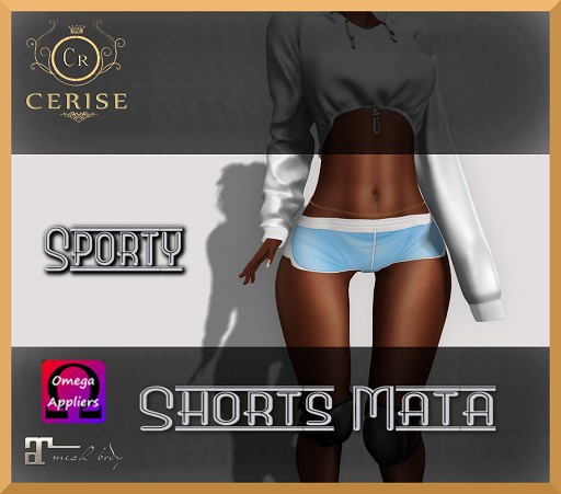 ::Cerise:: Shorts Mata blue