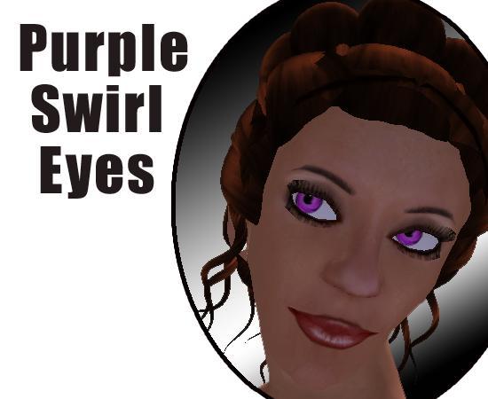 Alt Eyes - Purple Swirl