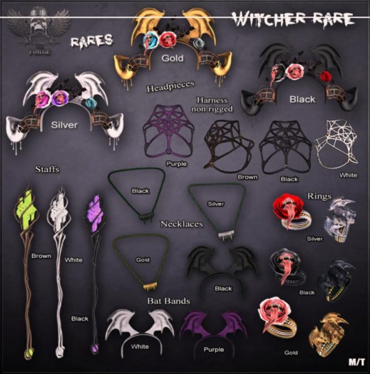 {The Forge] Witcher Headpiece, Gold, RARE