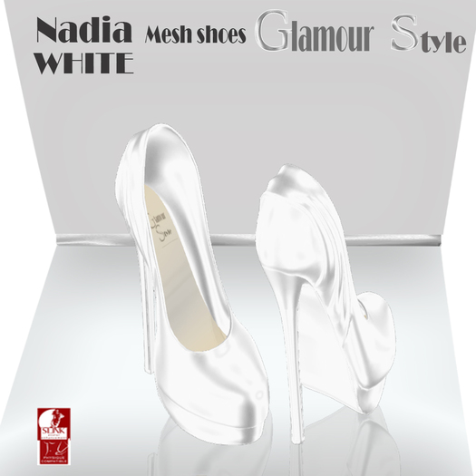 ! GS- NADIA MESH WHITE SHOES