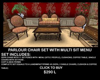 ANTIQUE PARLOUR ROOM SOFA SET WITH SIT MENU