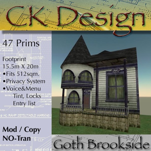 CK Design -"GOTH Brookside"  47 Prims