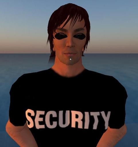 Black Security Shirt