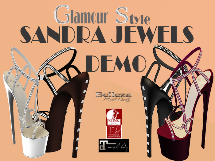 ! GS- SANDRA JEWEL SANDALS DEMO