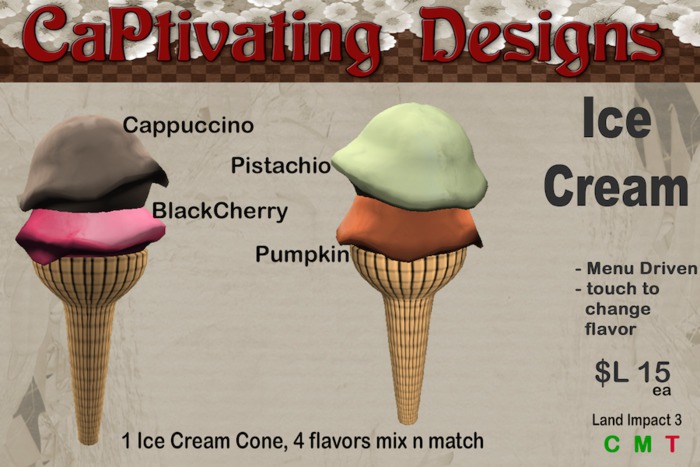 CaP IceCream DBL Scoop