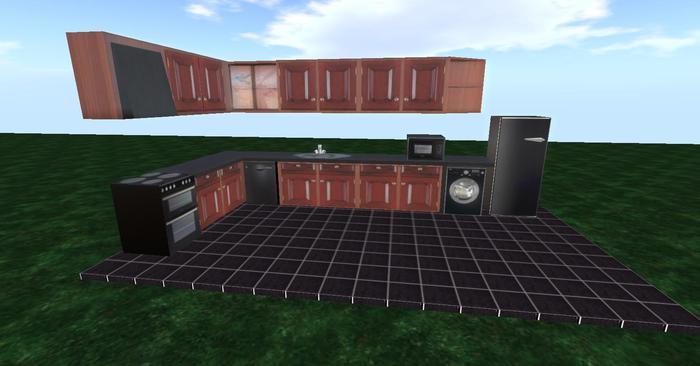 kitch set cherrywood