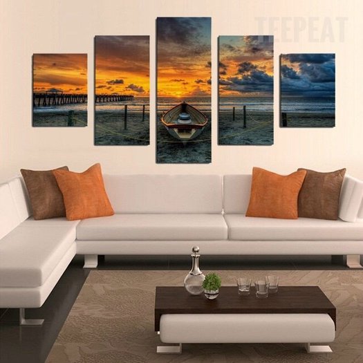 Picture Frame LOL Boat Sunset