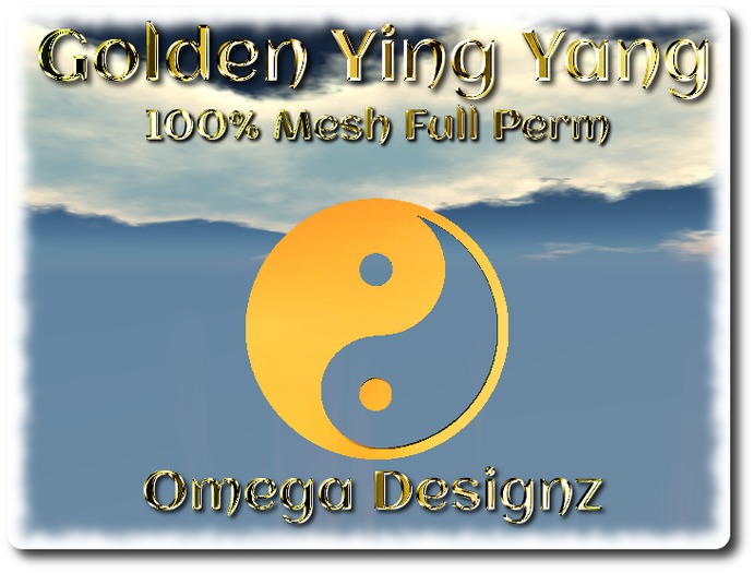 Golden Ying Yang 100% Mesh Full Perm