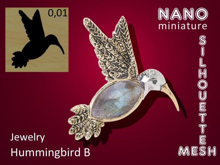 Mesh Silhouettes * Nano - Hummingbird B