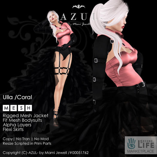 -AZUL- Ulla /Coral [LTD MP]