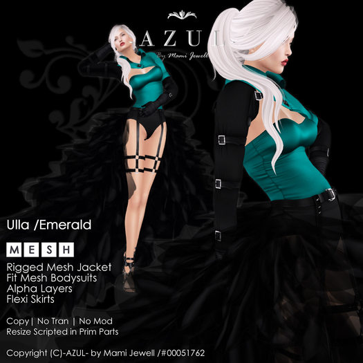 -AZUL- Ulla /Emerald