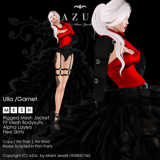 -AZUL- Ulla /Garnet
