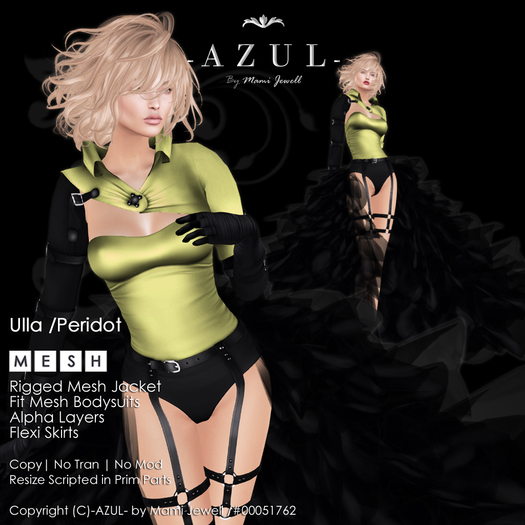 -AZUL- Ulla /Peridot