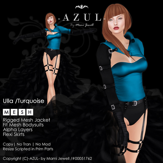 -AZUL- Ulla /Turquoise