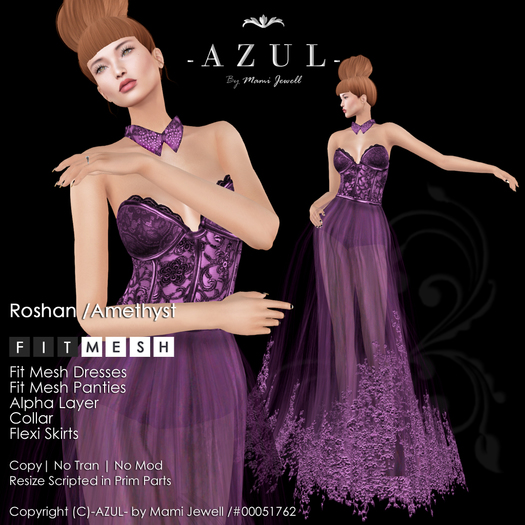 -AZUL- Roshan /Amethyst