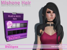 Mishone Hair With Hud Black & Whites