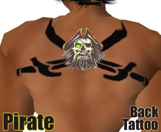 Pirate Back Tattoo