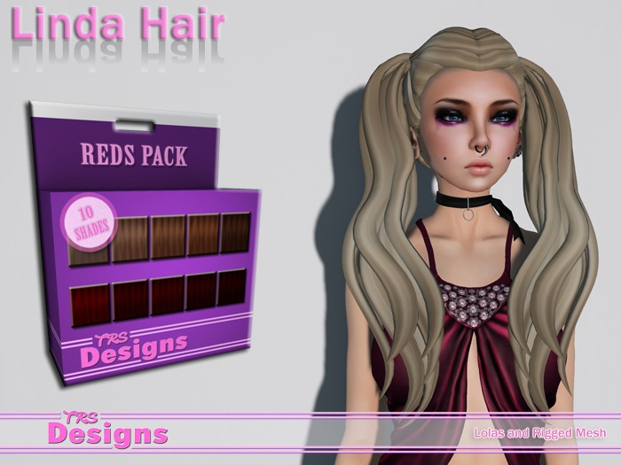 Linda Hair With Hud Reds