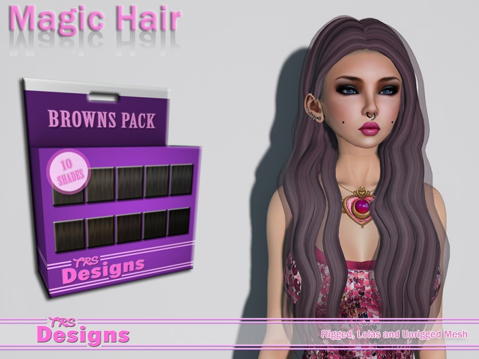 Magic Hair With Hud Browns
