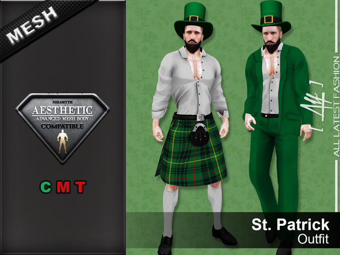 [ALF] St. Patrick Outfit for NIRAMYTH AESTHETIC