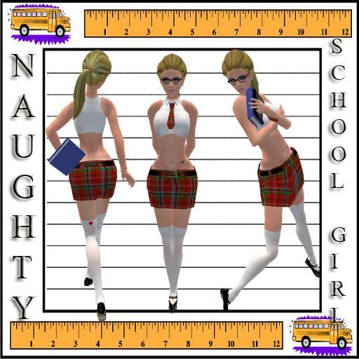 School Girl Avatar Complete Look Bundle Pack