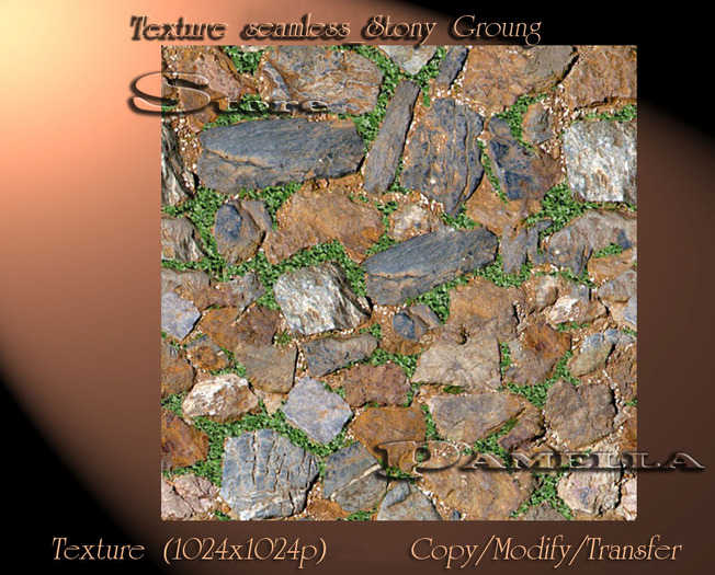 Texture seamless_Stony Groung