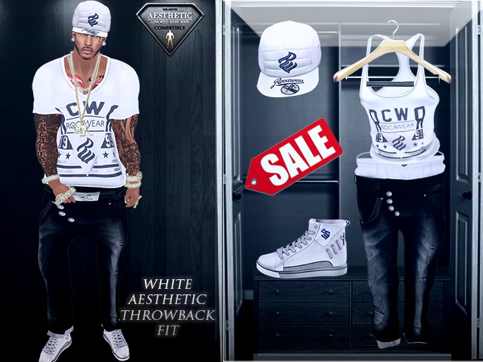 {RC} White Throwback  Aesthetic