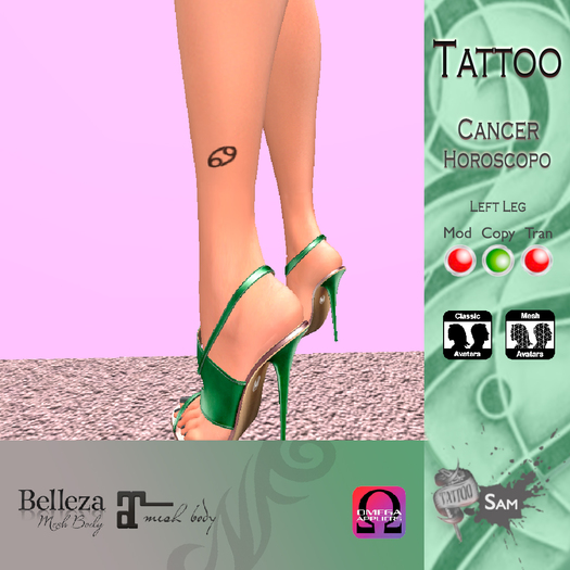SAM TATTOOS CANCER HOROSCOPO