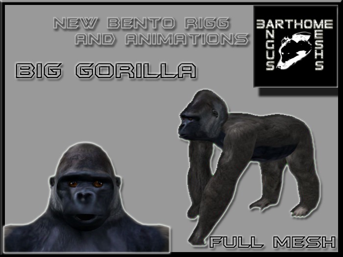 BENTO GORILLA MESH RIGGED