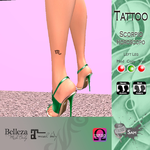 SAM TATTOOS SCORPIO HOROSCOPO