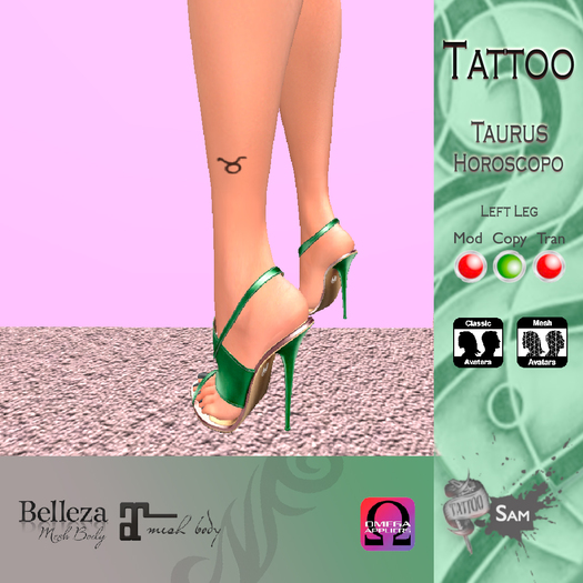 SAM TATTOOS TAURUS HOROSCOPO