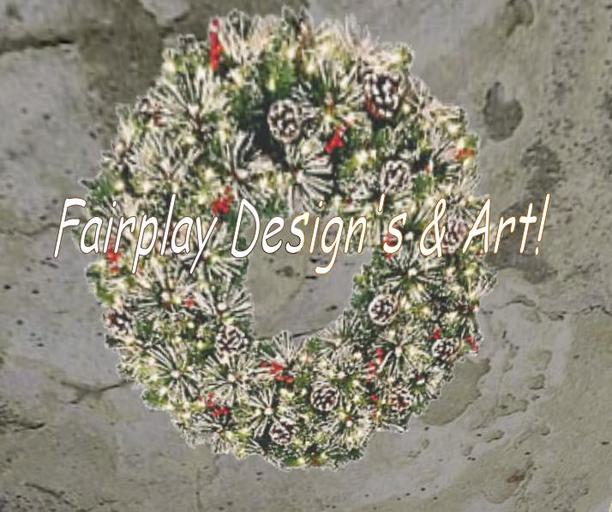 Glitter Wreath RESIZEABLE