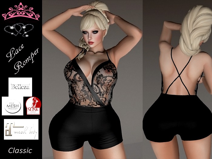 **Sexy Princess** Spaghetti Skinny Lace Rompers