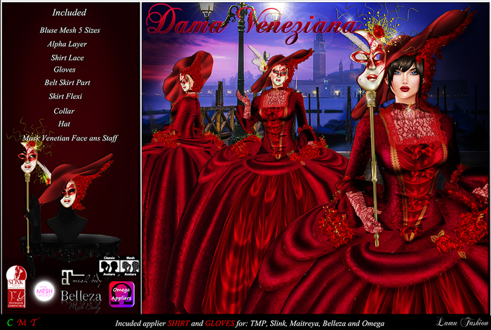 -Lamu Fashion-Gown *Dama Veneziana* DEMO