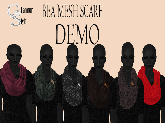 ! GS - BEA DEMO MESH SCARF W/RESIZE SCRIPT