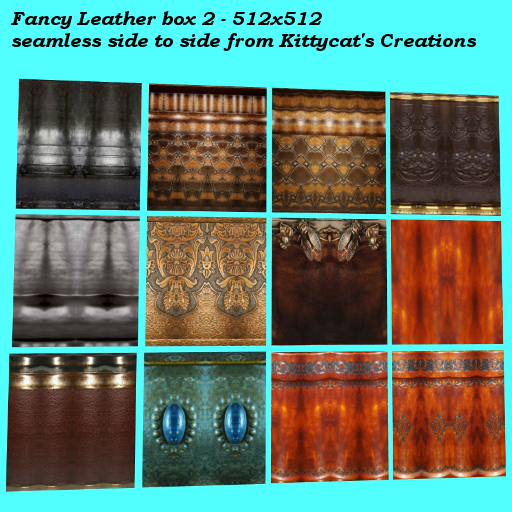 Fancy leather 2 box