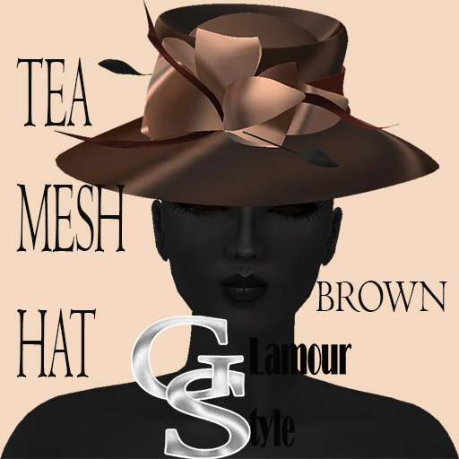 ! GS - TEA Brown  hat w/resize script