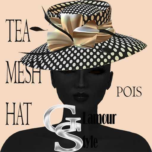 ! GS - TEA Pois MESH HAT w/resize script-change color