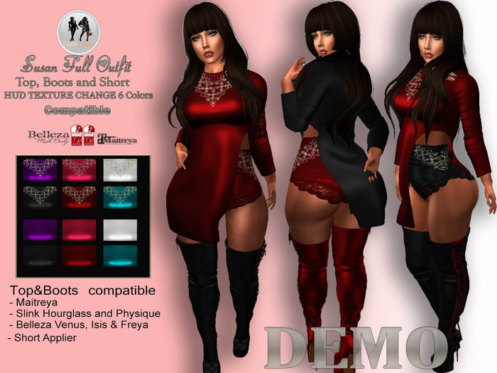 .:H.F Susan Open Side Shirt DEMO