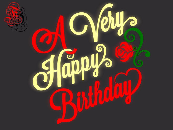 Frosensum ~ A Very Happy Birthday Rose [4in1]