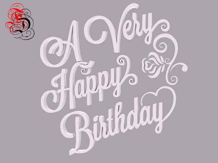 Frosensum ~ A Very Happy Birthday Rose FULLPERM