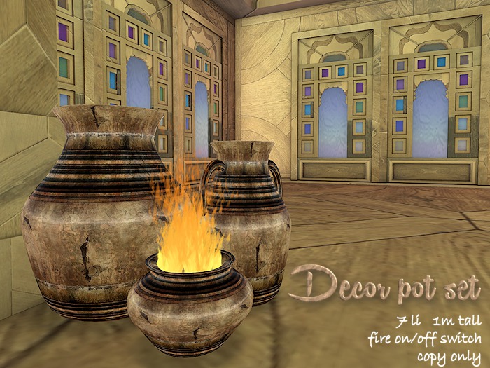 :FA: Decor pot set [cracked]
