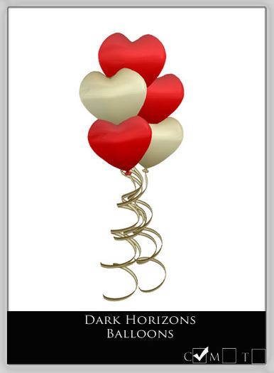 Dark Horizons Red/Gold Balloons Box