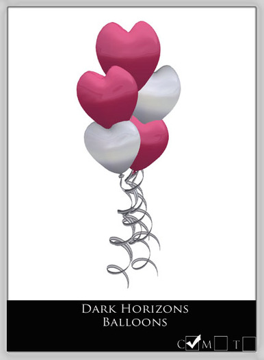 Dark Horizons Pink Balloons Box