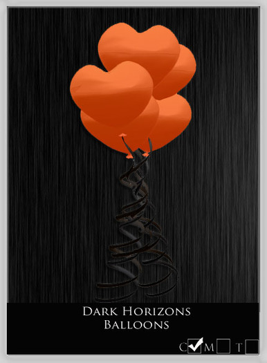 Dark Horizons Halloween Balloons (Orange/BR) Box