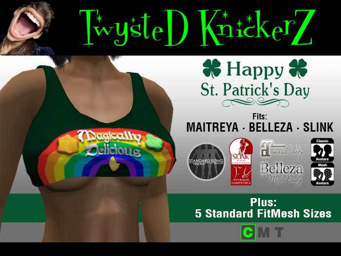 Magically Delicious Crop Top - St Patrick's Day