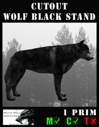 Cutout BB Wolf Black