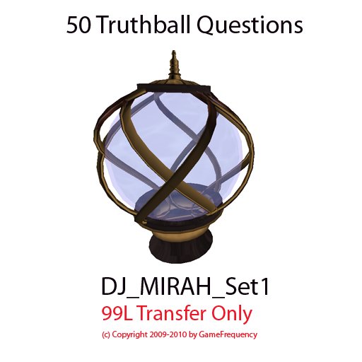 New!!! Truthball Questions: DJ Mirah Set 1