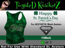 ::TwysteD KnickerZ:: St Patricks Day Tank Top - AESTHETIC