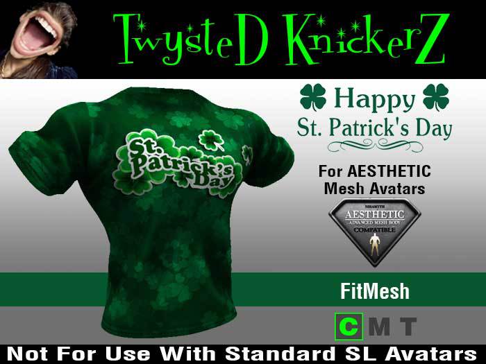 ::TwysteD KnickerZ:: St Patrick's Day Tee - AESTHETIC